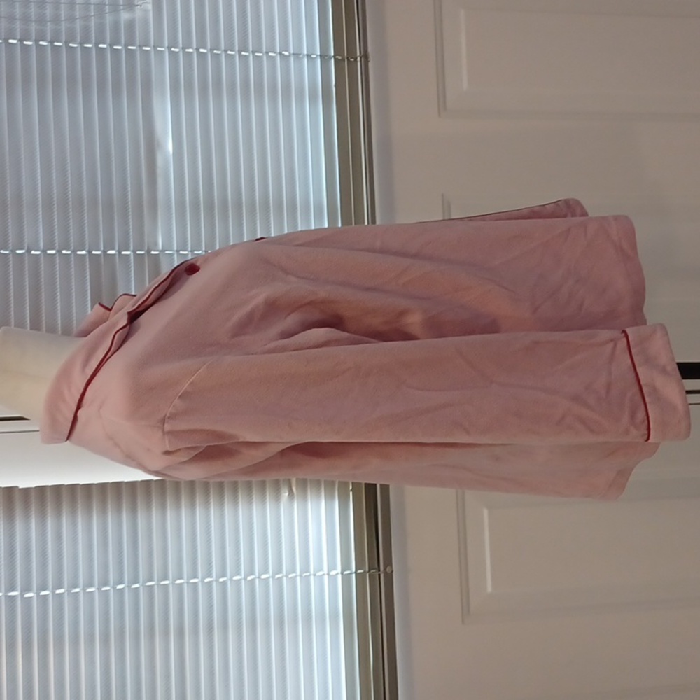 4/$40 Pink Fleece Floral Pajama Set - Size Large - Picture 5 of 9